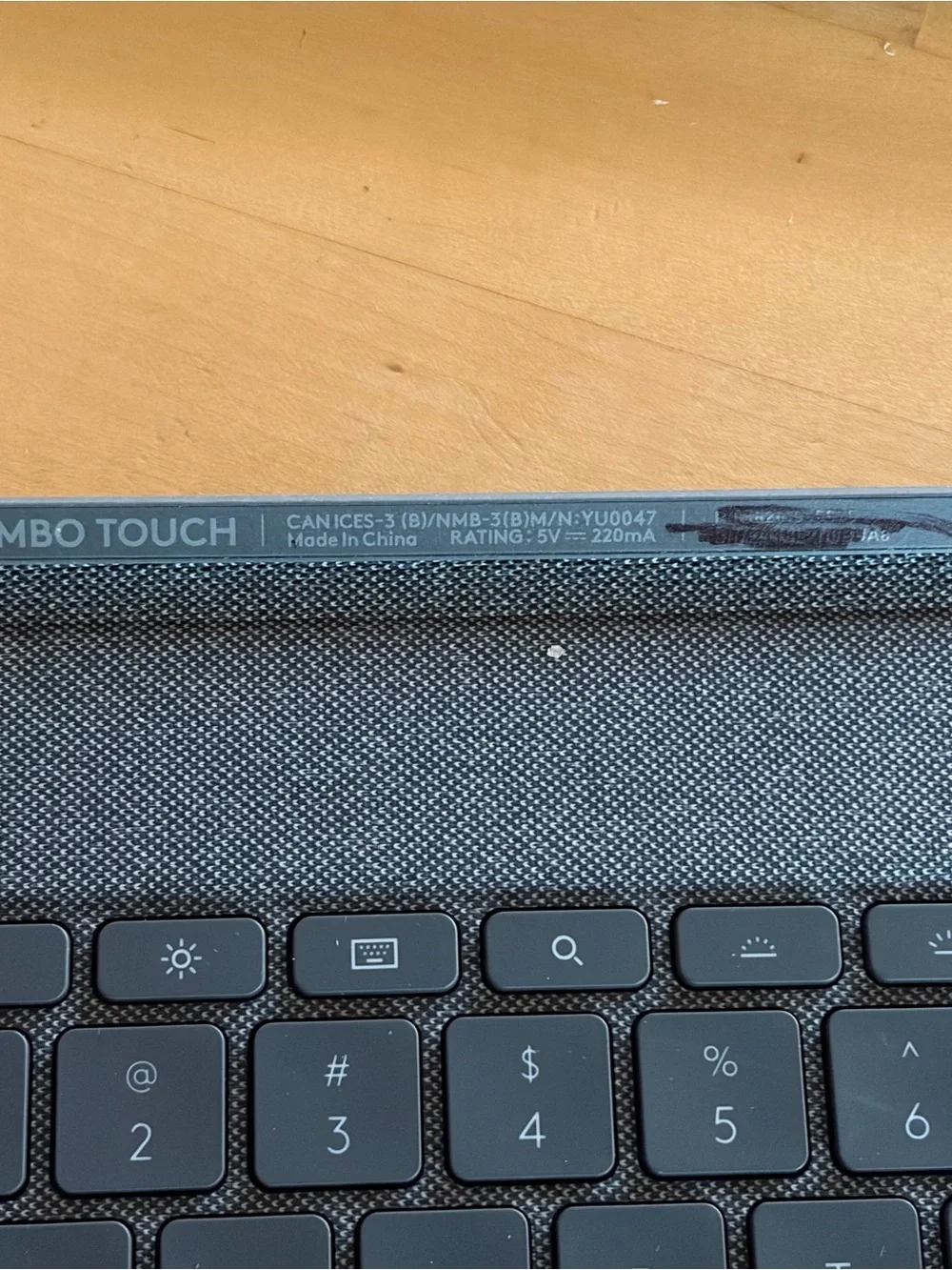 Logitech gray combo touch Tablet Keyboard Case with Trackpad 13” iPad Pro